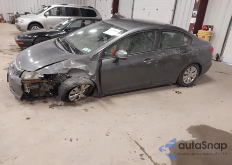 2012 Honda Civic Lx z USA, uszkodzony, nr VIN 19XFB2F52CE367528